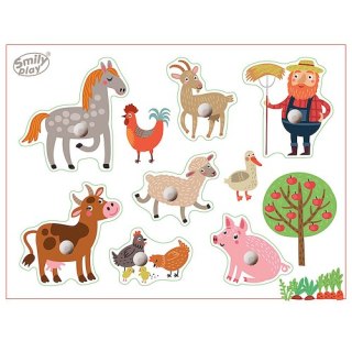 Układanka drewniana Farma SPW83803 AN01