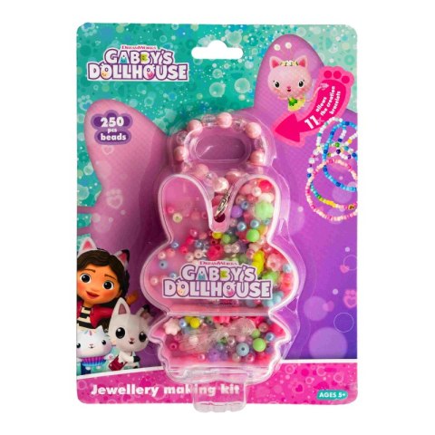 Zestaw koralików Gabby's Dollhouse Zajączek 250 szt. + 2m gumki