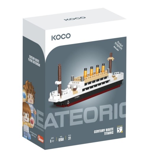 Klocki KOCO Titanic 271 elementów