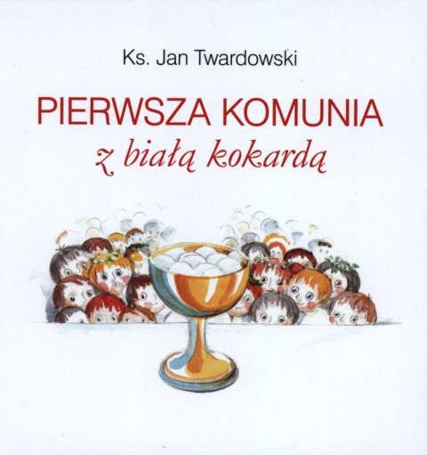 Pierwsza komunia z białą kokardą Pierwsza komunia z białą kokardą