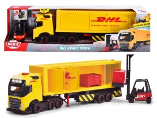 Ciężarówka Dickie Toys City z naczepą DHL 35 cm