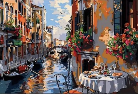 Diamentowa Mozaika Wenecja śniadanie NO-2001355