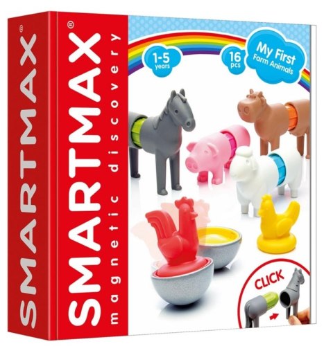 Klocki magnetyczne Smart Max My First Farm Animals IUVI Games Klocki magnetyczne Smart Max My First Farm Animals IUVI Games