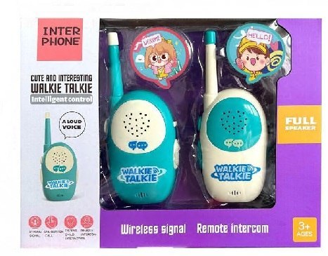 Walkie Talkie pastelowo niebieskie