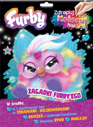 Zagadki Furby'ego. Furby. Zdrapuj, koloruj, naklejaj
