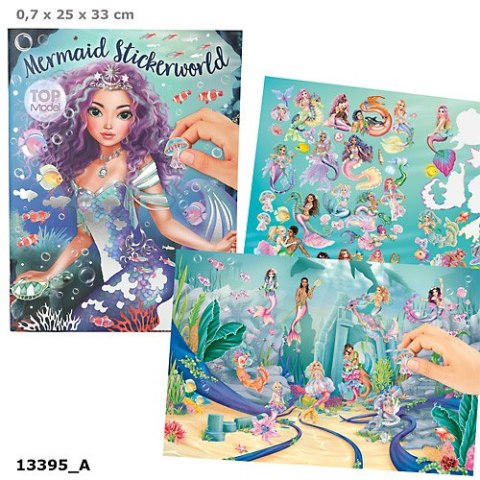 Zestaw z naklejkami Top Model Syrenka 13395A