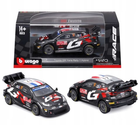 Bburago Model 1:43 Toyota GR Yaris Rally1 Hybrid 17 Sebastien Ogier