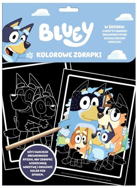Bluey. Kolorowe zdrapki