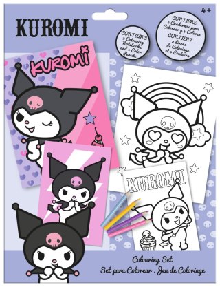 Kolorowanki z kredkami Kuromi KU00019
