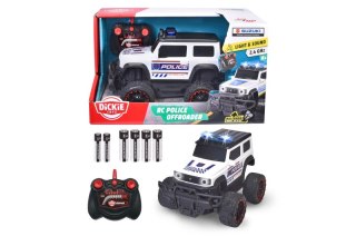 Pojazd SOS RC policyjny Suzuki Jimmy Dickie Toys zdalnie sterowany 20cm