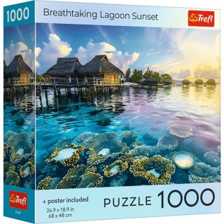 Puzzle 1000 USA Collection: Breathtaking Lagoon Sunset
