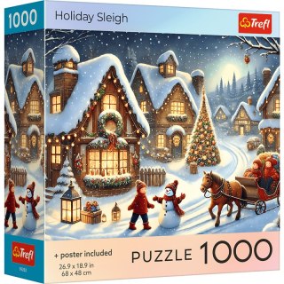 Puzzle 1000 USA Collection Holiday Sleigh