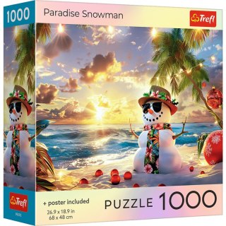 Puzzle 1000 USA Collection: Paradise Snowman