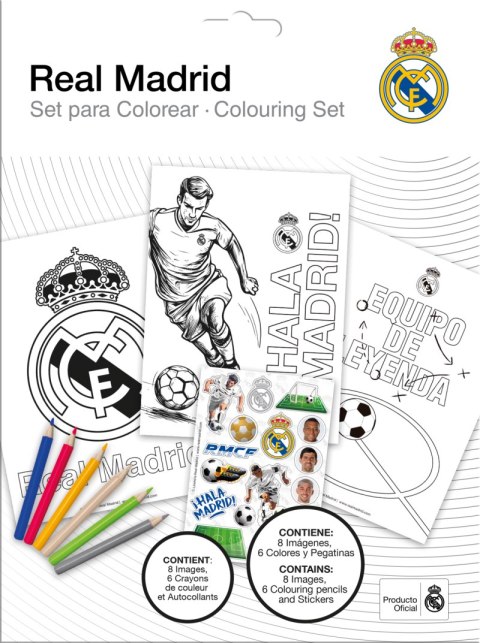 Zestaw do kolorowania Real Madrid RM00025