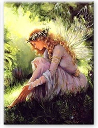 Diamentowa Mozaika Kobieta leśna wróżka NO-1008644