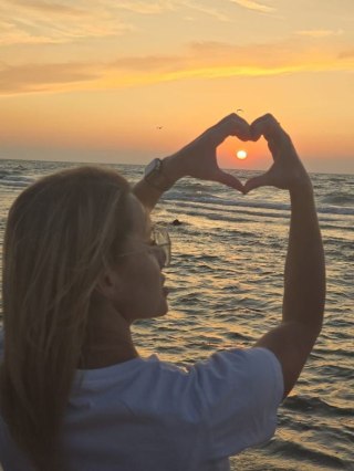 Diamentowa Mozaika Polskie morze serce zachód słońca NO-2003160