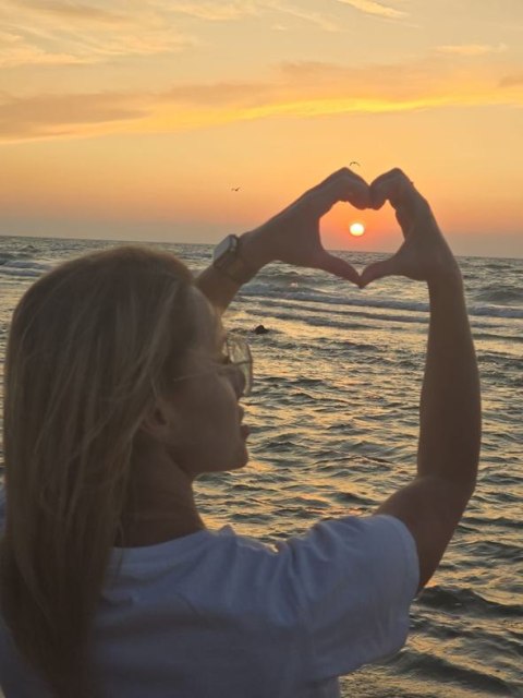 Diamentowa Mozaika Polskie morze serce zachód słońca NO-2003160