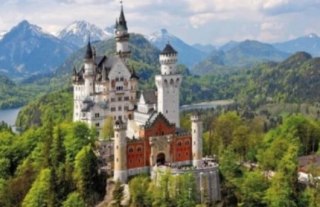 Diamentowa Mozaika Zamek na skale NO-1006425