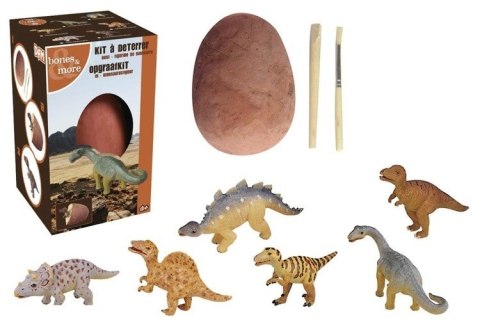 Duża figurka Dinozaura wykopalisko z jajka 10cm Bones&More 1szt.mix