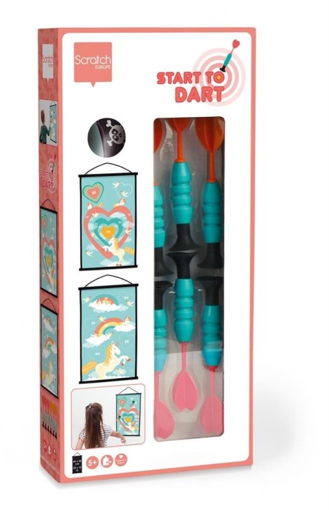 Gra Start to Dart Rzutki Jednorożec Scratch