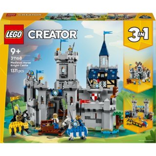 Lego Creator 3w1 Średniowieczny zamek rycerzy konnych 31168