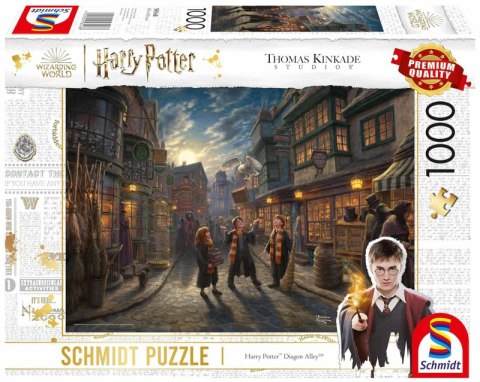 Puzzle 1000 PQ T. Kinkade Harry Potter Ulica pokątna 113473