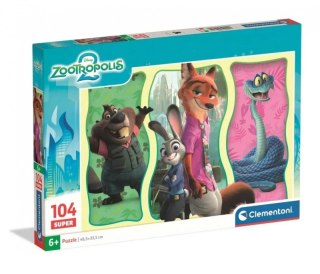 Puzzle 104 Super Zootopia 2 25082