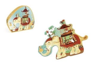 Puzzle konturowe Słoń 37 elementów Scratch