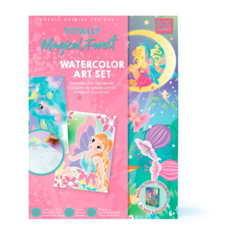 Zestaw artystyczny Akwarele Jednorożec i Wróżka Box Candiy
