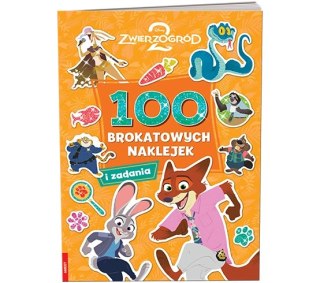 Disney Zwierzogród 2 100 brokatowych naklejek NB-9110