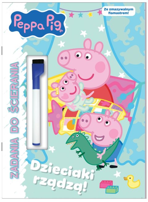 Dzieciaki rządzą! Świnka Peppa. Zadania do ścierania