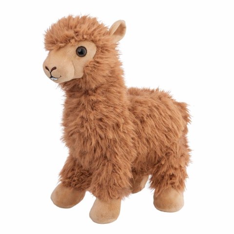 Maskotka ZOO Alpaka brązowa 30cm