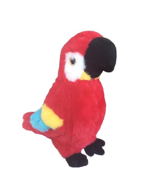 Maskotka ZOO Papuga Ara czerwona 27cm