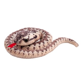 Maskotka ZOO Wąż zwinięty brązowy 50cm