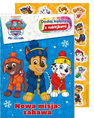 Nowa misja: zabawa. Psi Patrol. Dodaj Kolorów z naklejkami