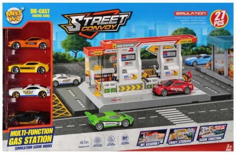 Parking Stacja Benzynowa z akcesoriami