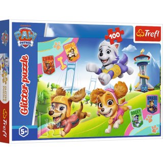 Puzzle 100 błyszczące psiaki Paw Patrol 14835