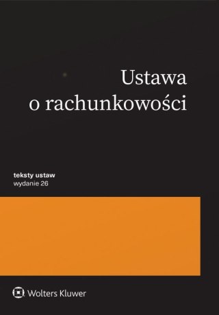 Ustawa o rachunkowości. Przepisy