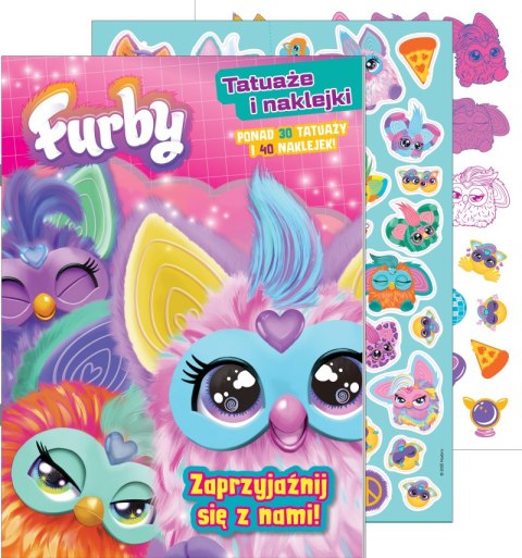 Zaprzyjaźnij się z nami! Furby. Tatuaże i naklejki