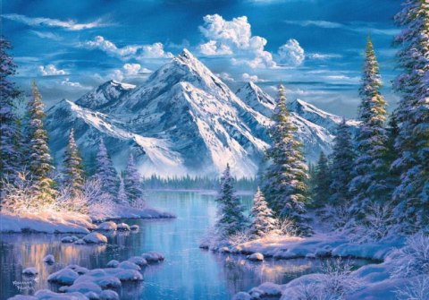 Diamentowa Mozaika Góra i rzeka zima NO-2001705