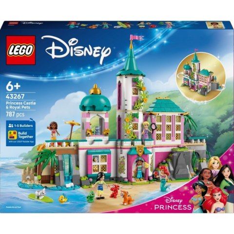 Lego Disney Zamek księżniczek i królewskie zwierzaki 43267