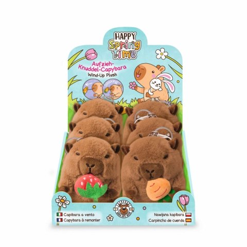 Pluszowa Kapibara zjadająca owoc 1szt.mix