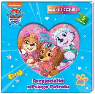 Przyjaciółki z Psiego Patrolu. Psi Patrol. Książka z puzzlami