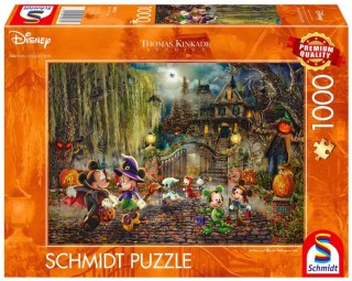 Puzzle 1000 PQ T.Kinkade Myszka Miki and Minnie Halloween 113366