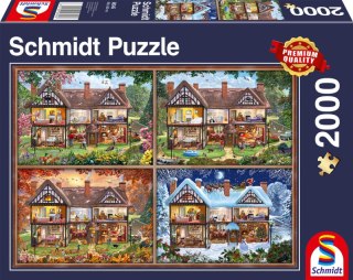 Puzzle 2000 PQ Dom na cztery pory roku 108160