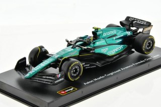 Bburago Model 1:43 BOLID F1 Aston Martin AMR23 2023 Fernando Alonso