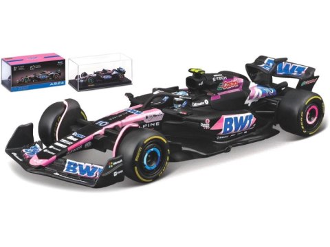 Bburago Model 1:43 BOLID F1 BWT Alpine Team A524 2024 Pierre Gasly