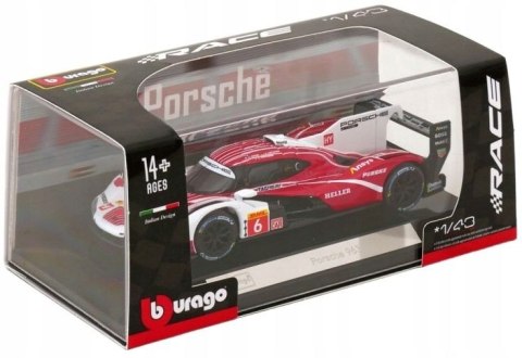 Bburago Model 1:43 PORSCHE 963 WHITE/RED