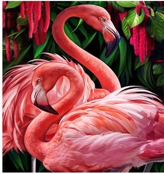 Diamentowa Mozaika Flamingi duże różowe NO-1007350