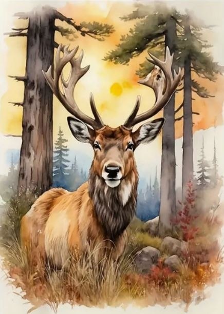 Diamentowa Mozaika Jeleń NO-2001706